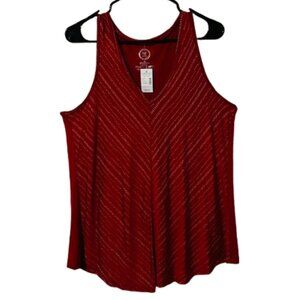 ❤️ NWT - Maurices 24/7 Women’s Red Sleeveless Tank Top – XL – ❤️